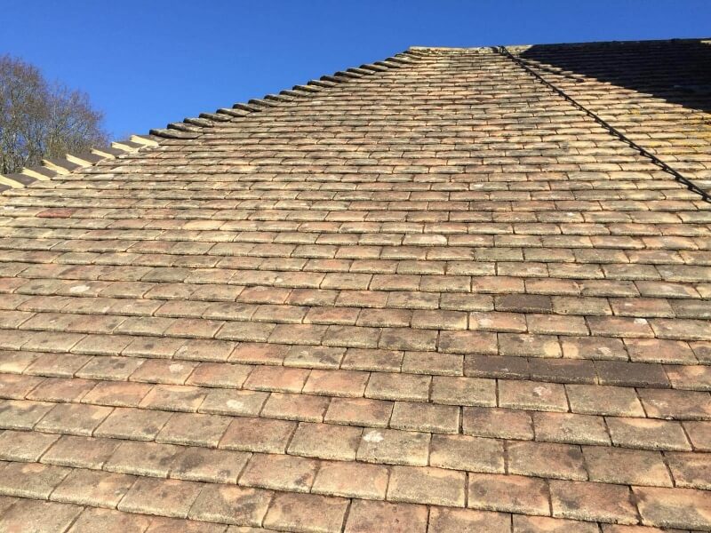 cleaned roof