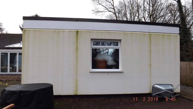 3 Side of building in need of washing