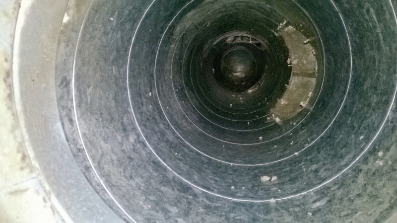 4 laundry extraction system after being cleared out