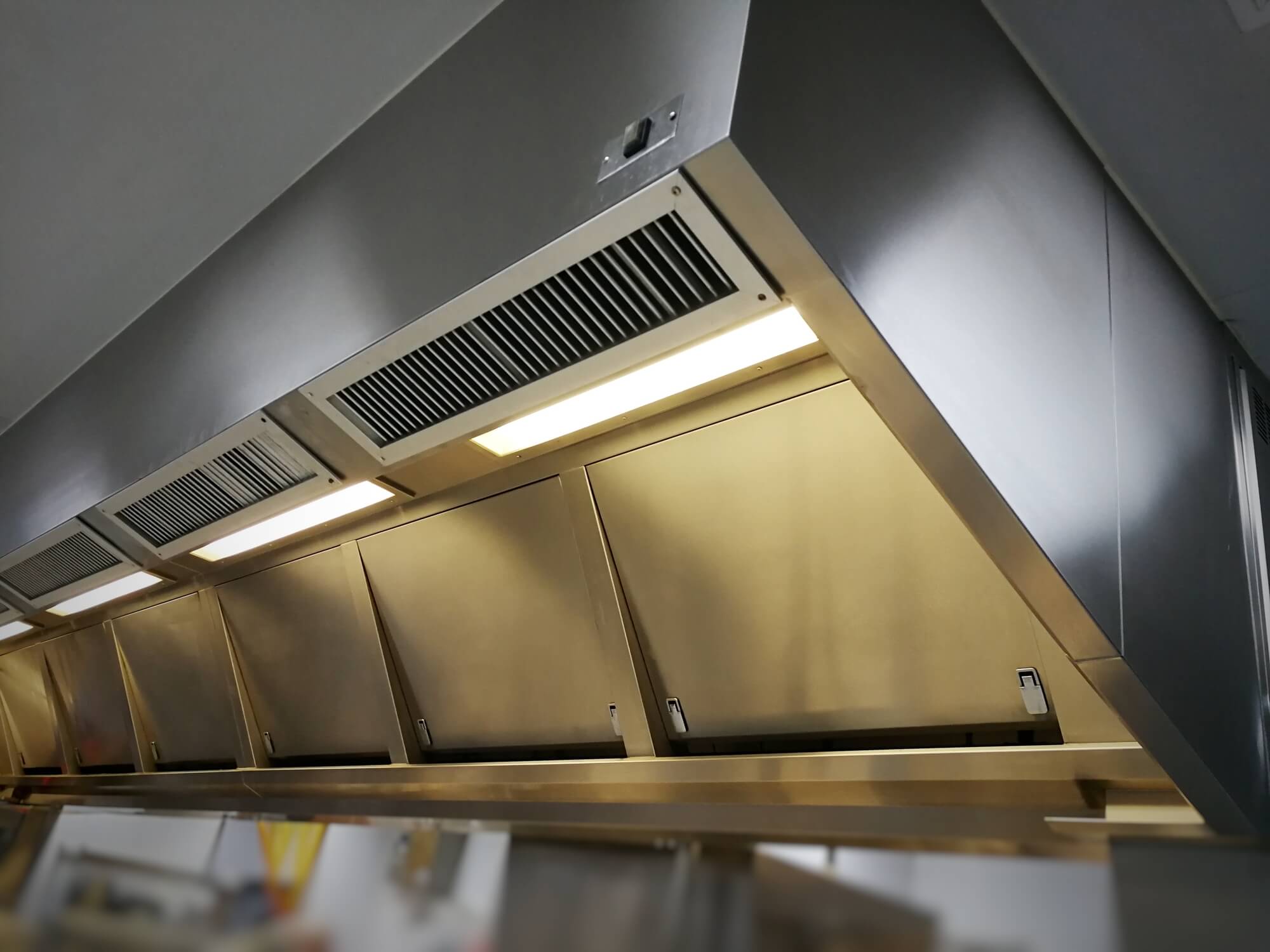 commercial kitchen extraction hood