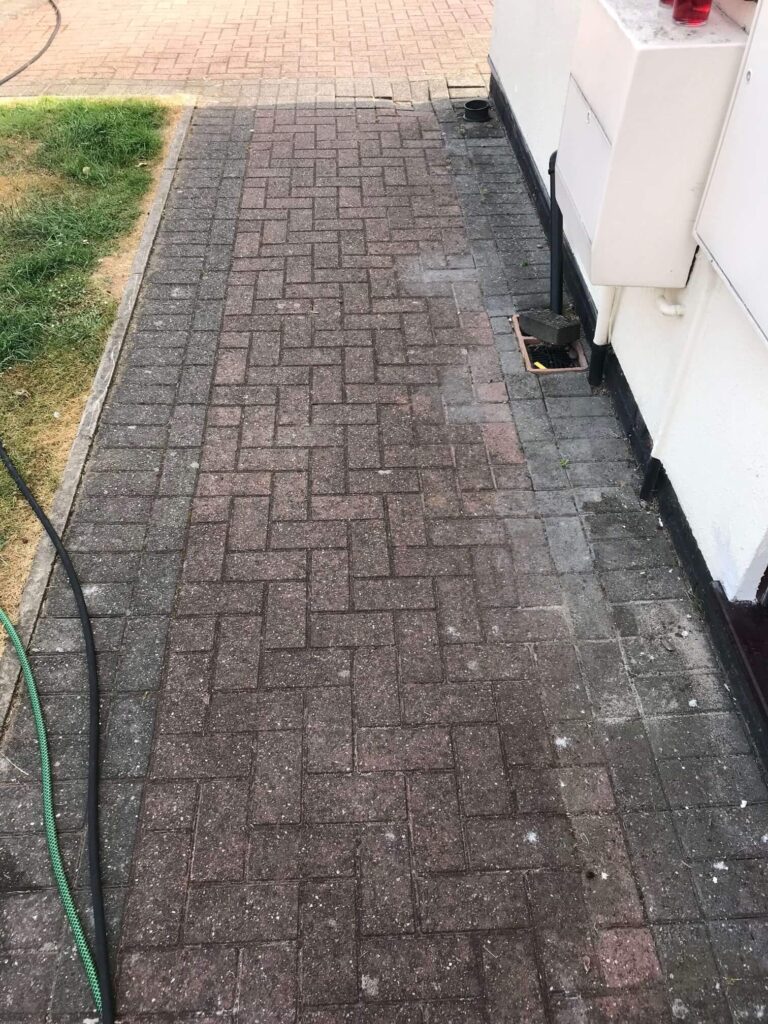 IMG_A4 Stone Block Pathway before cleaning